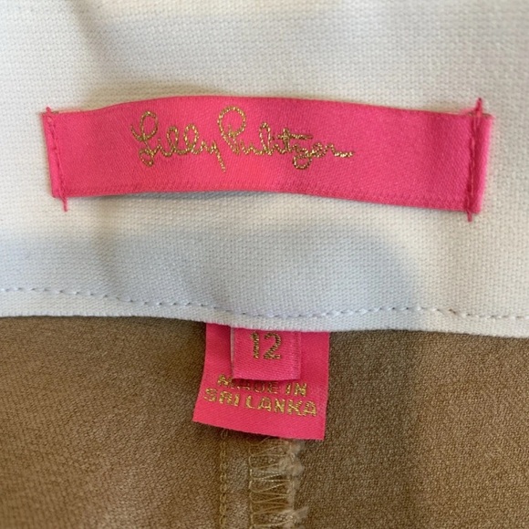 Lilly Pulitzer Parrish High Rise Crop Flare Pant 💛🤎 - Picture 5 of 9